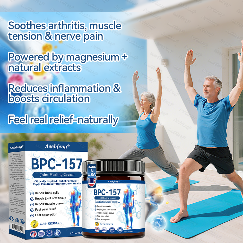 Aeehfeng® Only 6 left! Enjoy an extra 30% off! Experts recommend purchasing 4-5 pieces at once for optimal joint repair and protection. Don't wait—take the first step toward pain-free movement today!