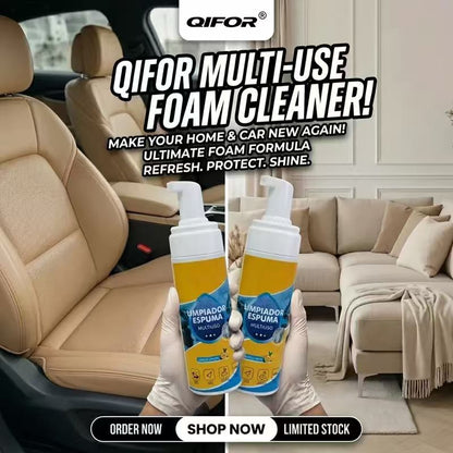 2026 New 4-in-1 Multi-Enzyme Foam Cleaner, Foam Cleaner Multi Purpose All-Purpose Deep Cleaning Powerful & Multipurpose Car Interior Foam Spray Cleaners for Car Sofa Kitchen Bathroom