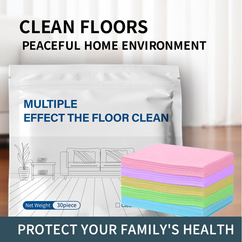 Water-Soluble Floor Cleaning Sheets – Drop, Dissolve & Mop🔥