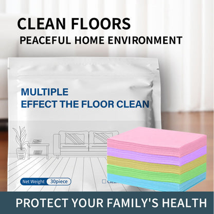 Water-Soluble Floor Cleaning Sheets – Drop, Dissolve & Mop🔥