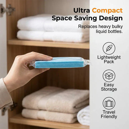 Water-Soluble Floor Cleaning Sheets – Drop, Dissolve & Mop🔥