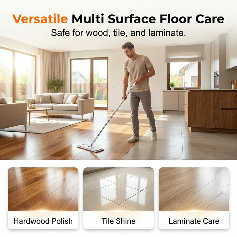 Water-Soluble Floor Cleaning Sheets – Drop, Dissolve & Mop🔥